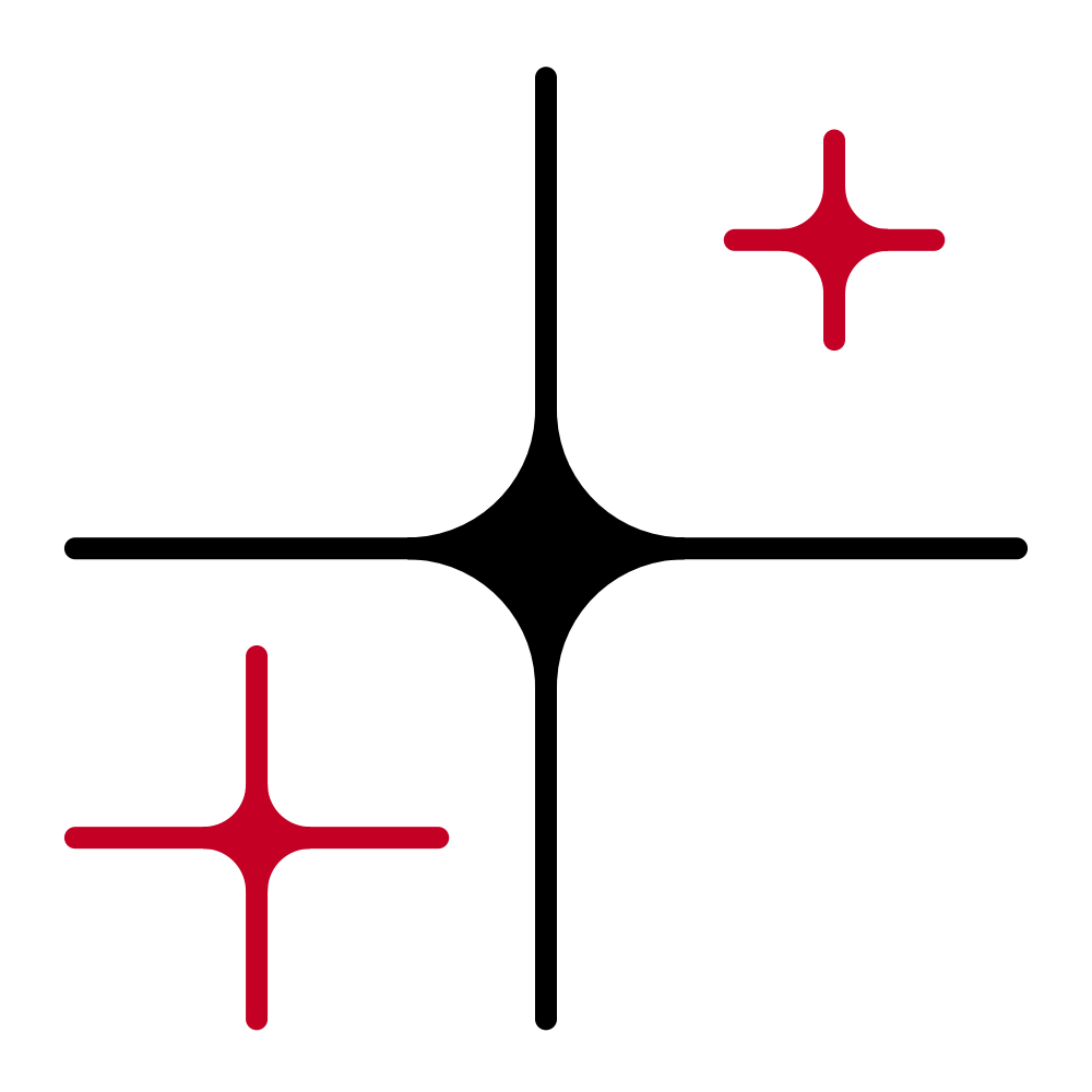 Red star icon symbolizing excellence and superior service quality. Ideal for ratings or highlighting a premium service. 
